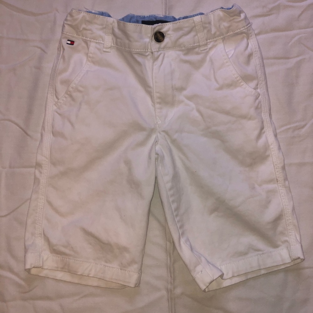 White Tommy Hilfiger shorts for boys